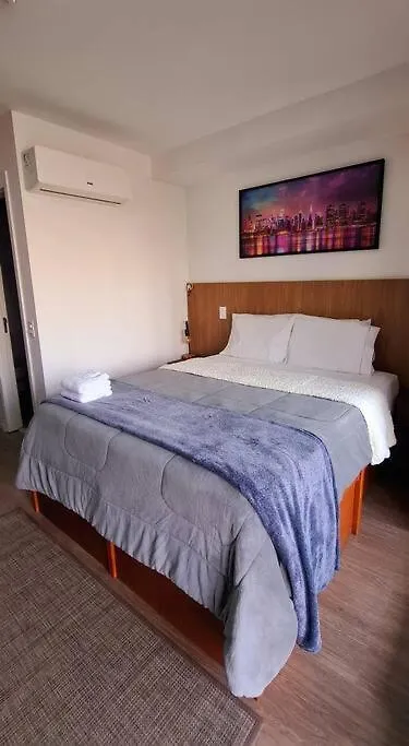 Appartement Studio Novo A Duas Quadras Do Allianz - Cama Queen São Paulo