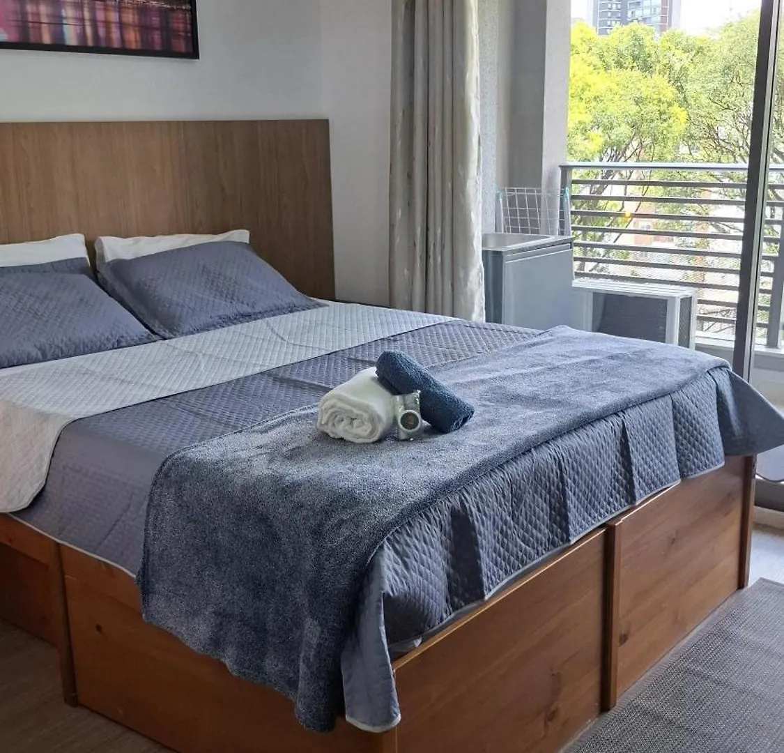 סאו פאולו Studio Novo A Duas Quadras Do Allianz - Cama Queen